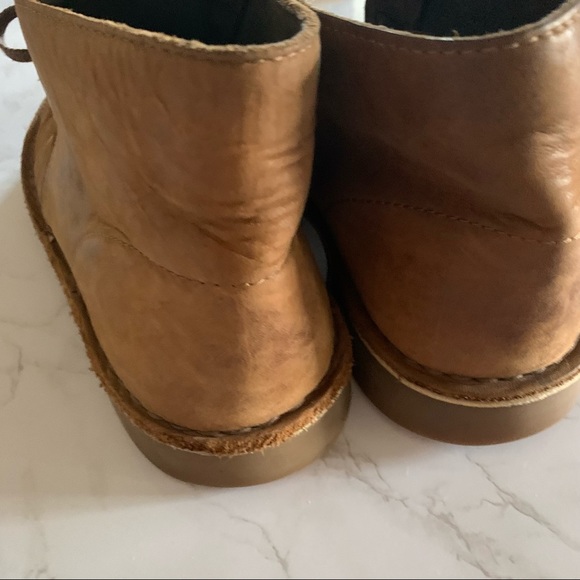 Men Clarks brown leather desert boots 10m main image 6